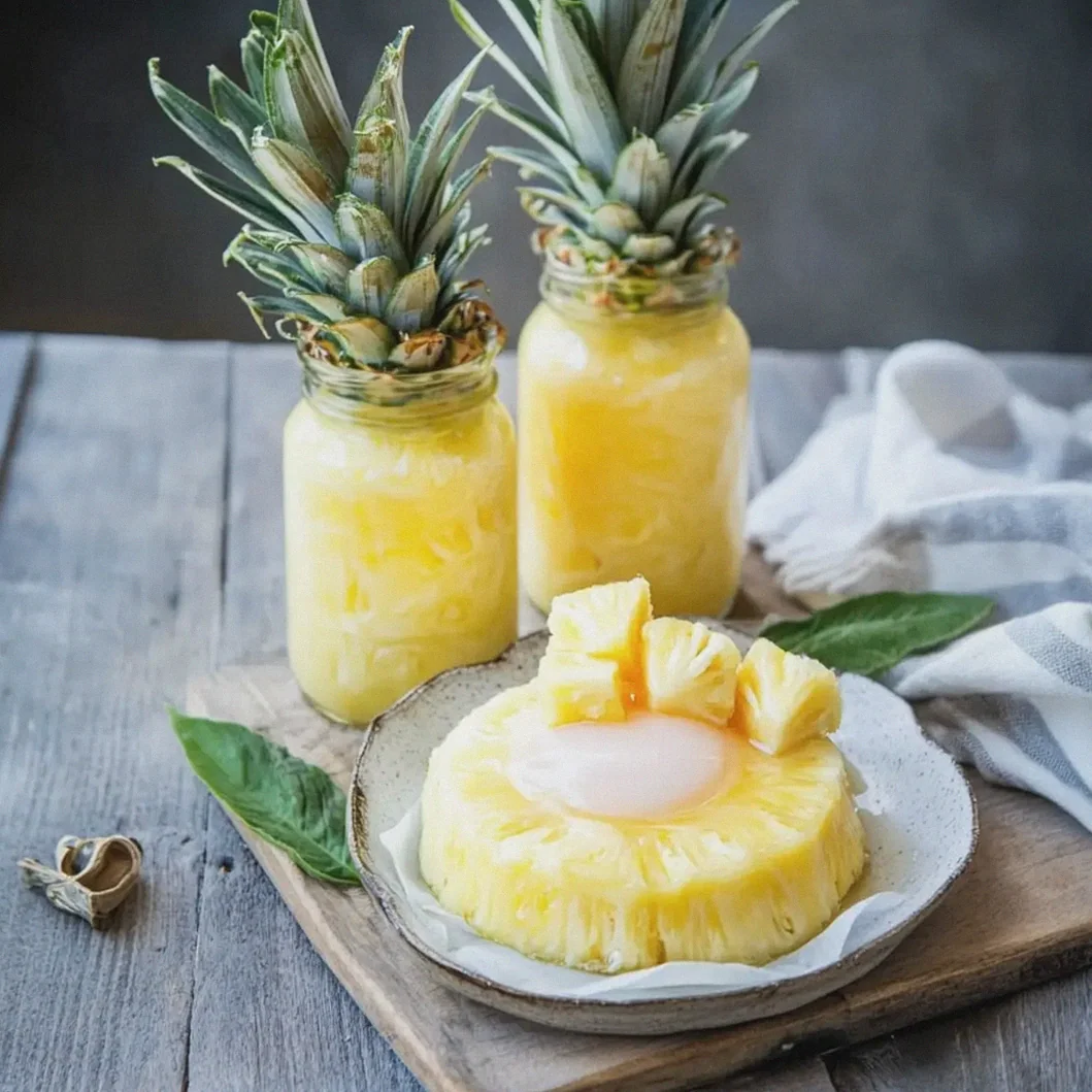 Ananas Eistee für heiße Sommertage genießen – Schritt 1