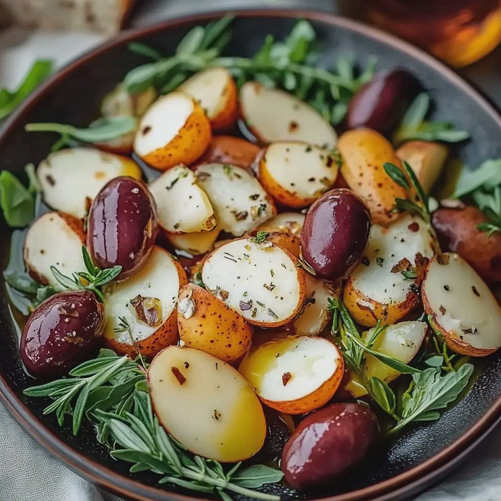 Birnensalat mit Balsamico-Dressing für dein Buffet