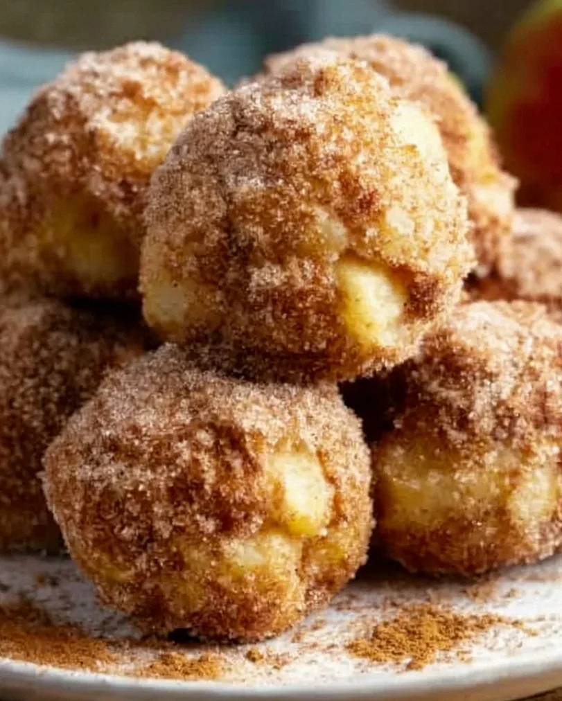 Blitz Apfel Ballen mit Zucker und Zimt – Schnell und Lecker!