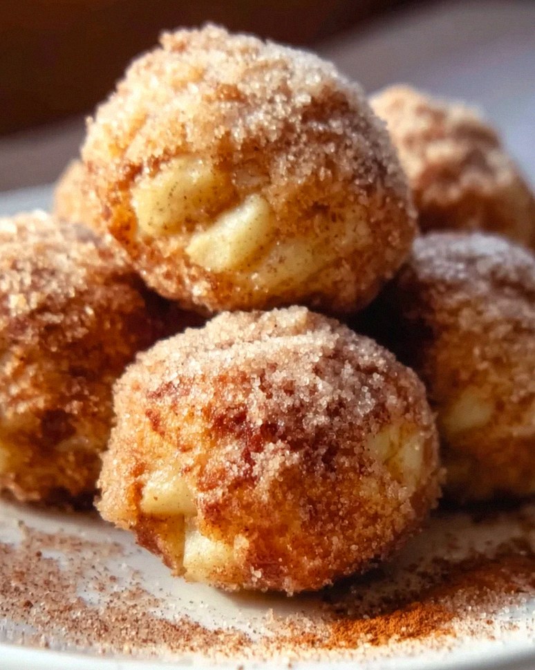 Blitz Apfel Ballen mit Zucker und Zimt – Schnell und Lecker! – Schritt 2