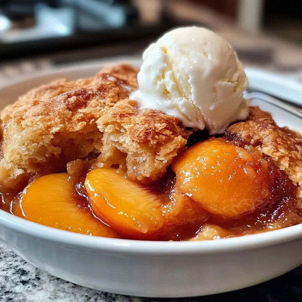 Braune Butter Pfirsich Streuselkuchen für den Sommer – Schritt 2