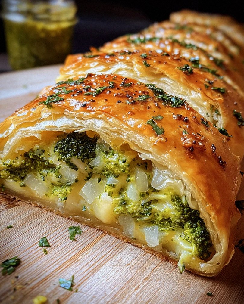 Brokkoli-Käse-Strudel