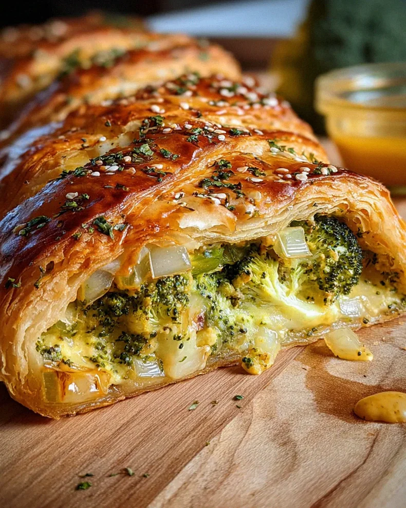 Brokkoli-Käse-Strudel – Schritt 1