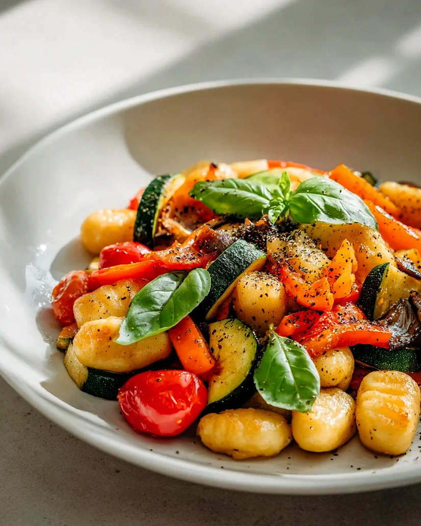 Colorful Gnocchi Skillet with Vegetable Magic