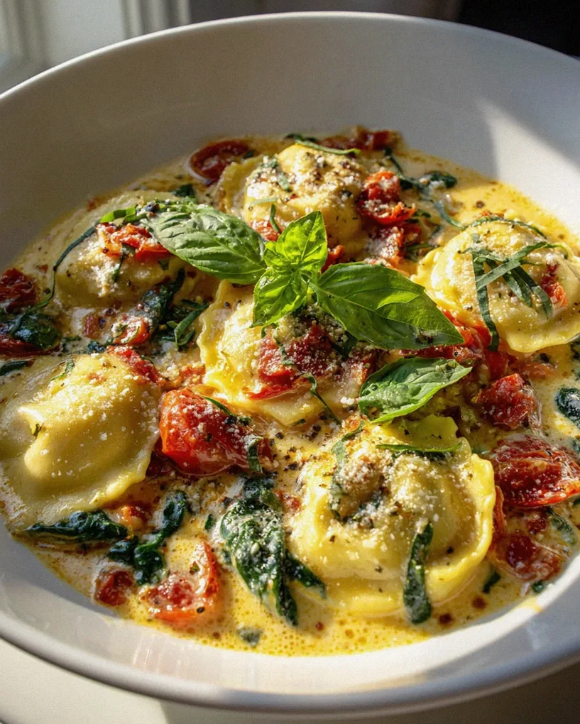 Cremige Toskanische Ravioli Suppe: Löffelweiser Genuss pur! – Schritt 2