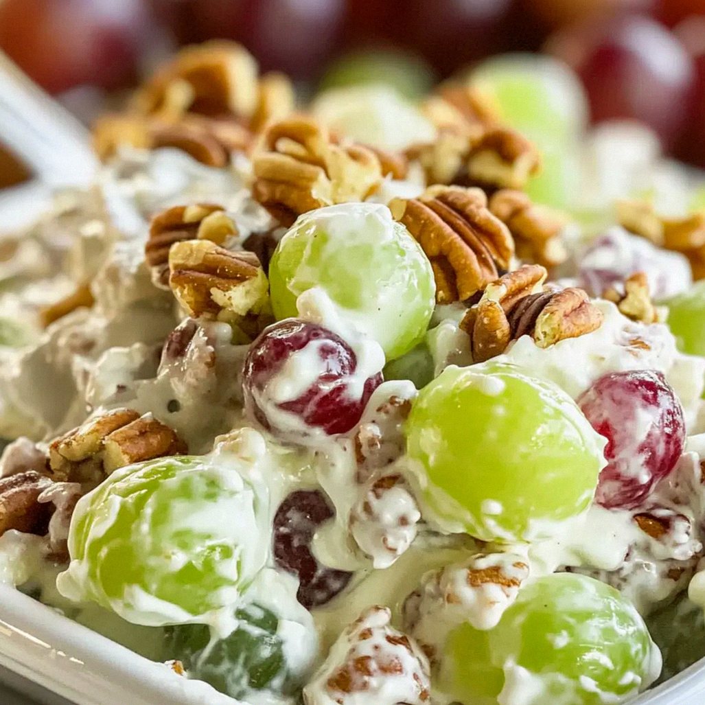 Cremiger Trauben-Salat für perfekte Sommerpartys
