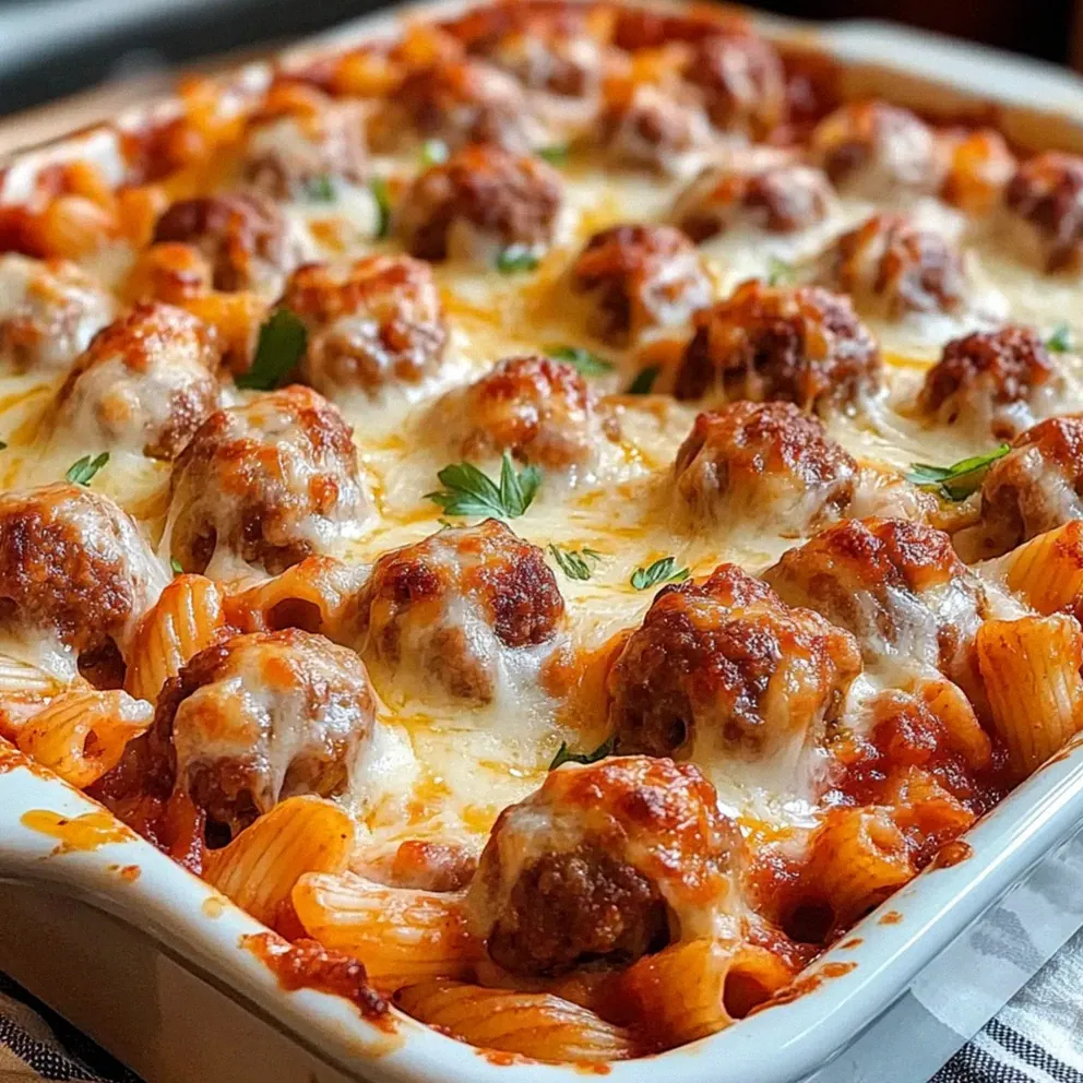 Dump-and-Bake Fleischbällchen Auflauf für jeden Anlass – Schritt 1