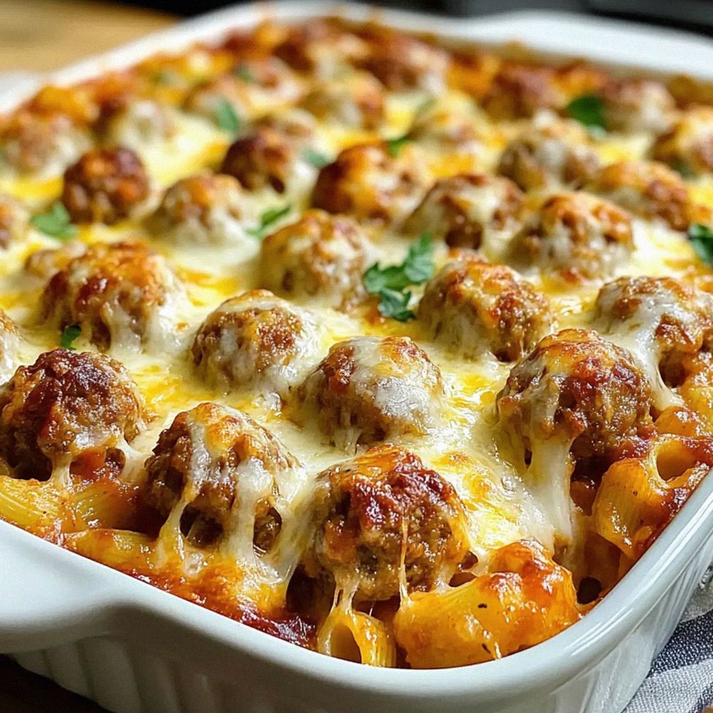 Dump-and-Bake Fleischbällchen Auflauf für jeden Anlass – Schritt 2