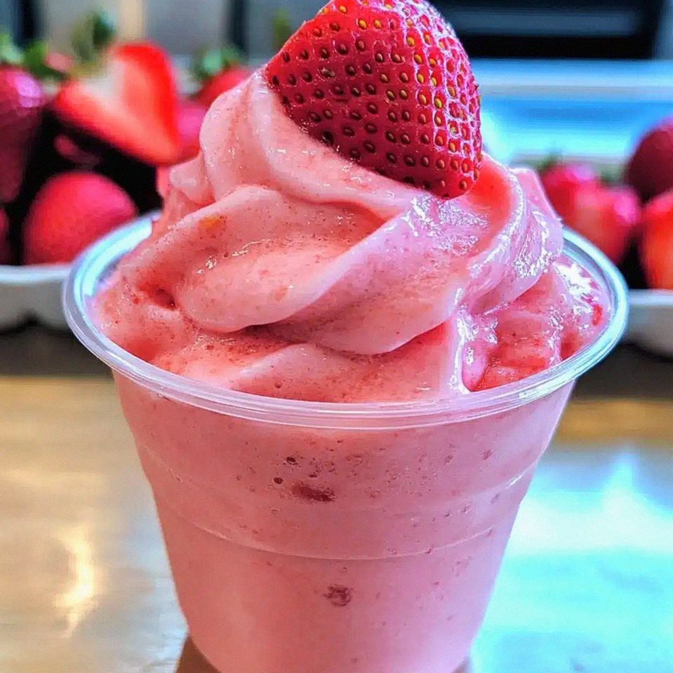 Erdbeer Dole Whip in 5 Minuten zubereiten