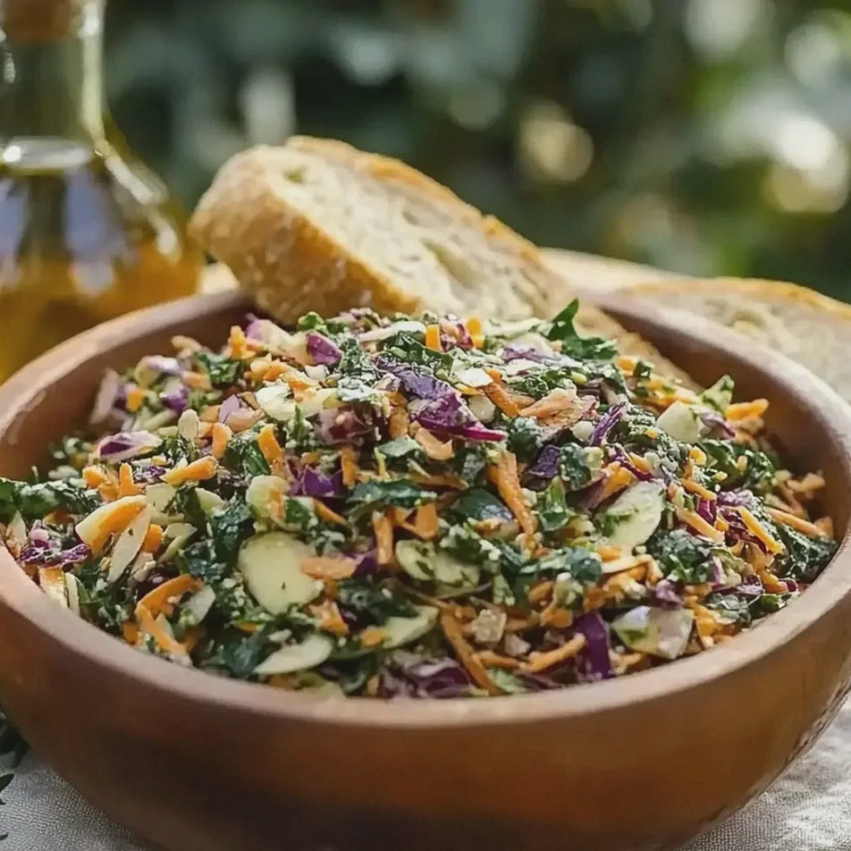 Erdnuss Salat knusprig mit Chinakohl und Gemüse