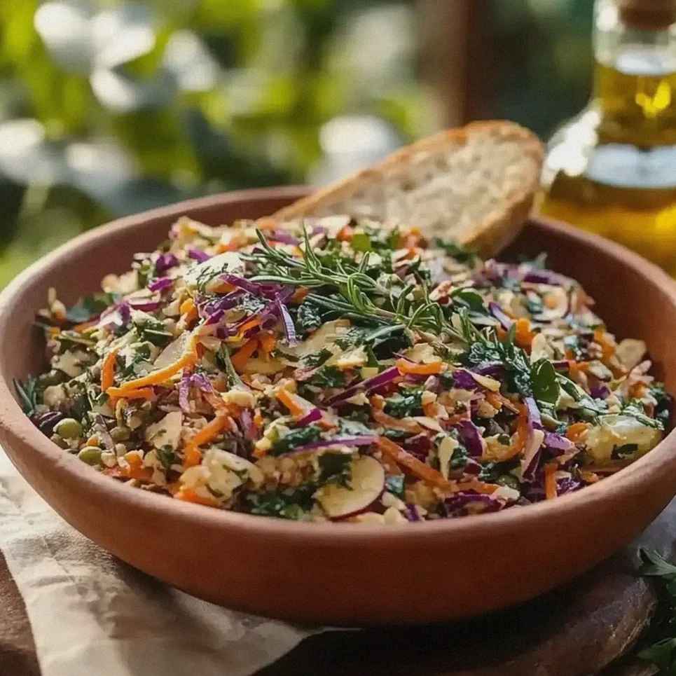 Erdnuss Salat knusprig mit Chinakohl und Gemüse – Schritt 1