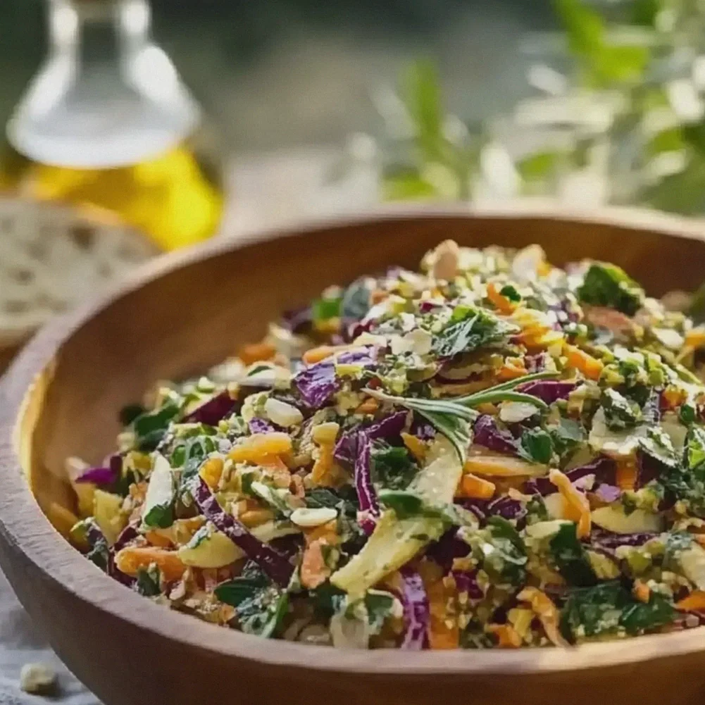 Erdnuss Salat knusprig mit Chinakohl und Gemüse – Schritt 2