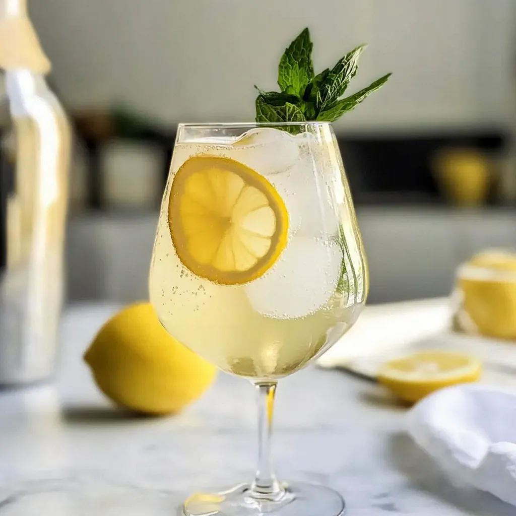 Erfrischender Limoncello Spritz für den Sommer – Schritt 2
