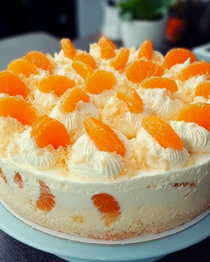 Fantakuchen mit Mandarinen und Paradiescreme – Schritt 2