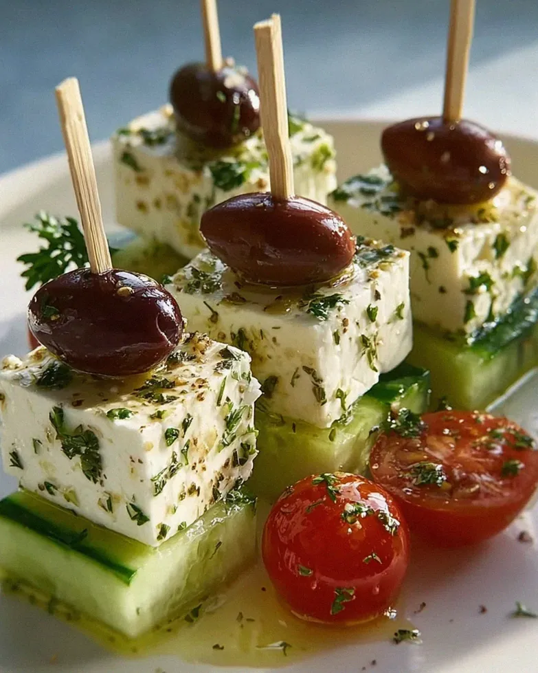 Feta Spiese mit Gurke: Leckeres Rezept für jeden Anlass!