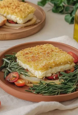 Gebackener Feta Rucolasalat mit Cherrytomaten
