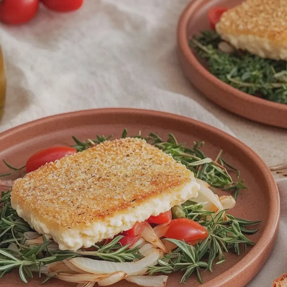 Gebackener Feta Rucolasalat mit Cherrytomaten – Schritt 2