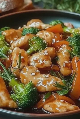 Gemüsepfanne mit Huhn für ein schnelles Abendessen