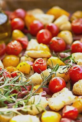 Gnocchi mit Paprika Tomaten Zwiebeln aus dem Blech
