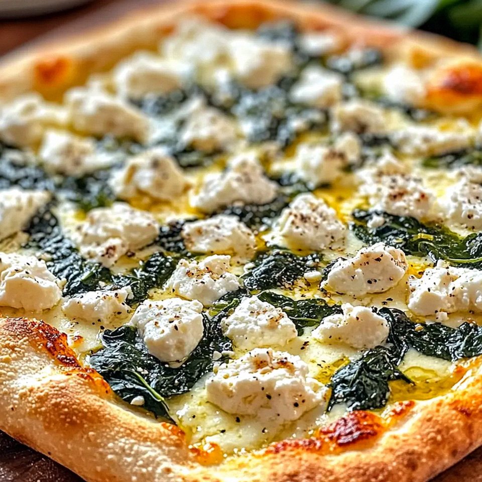 Griechischer gerösteter Knoblauch-Spinat Pizza Genuss – Schritt 2
