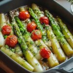 Grüner Spargel im Ofen zubereiten