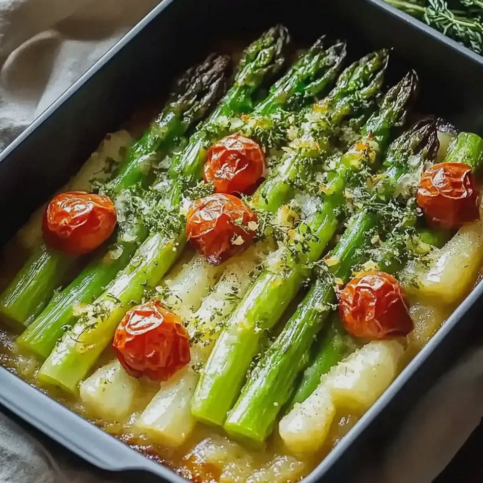Grüner Spargel im Ofen zubereiten – Schritt 1
