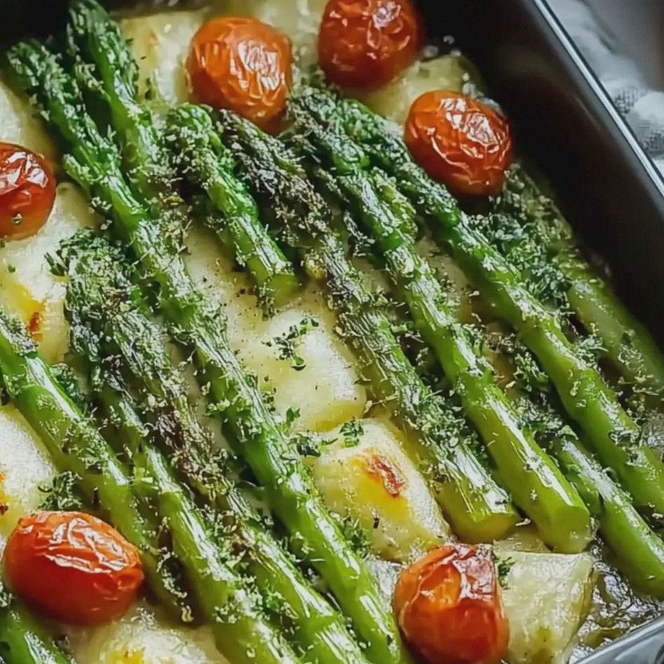 Grüner Spargel im Ofen zubereiten – Schritt 2