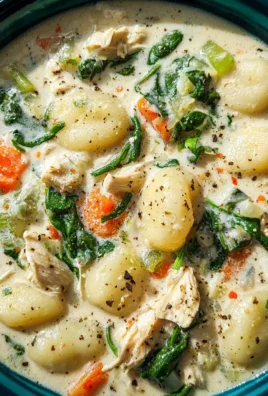 Hähnchen-Gnocchi-Suppe