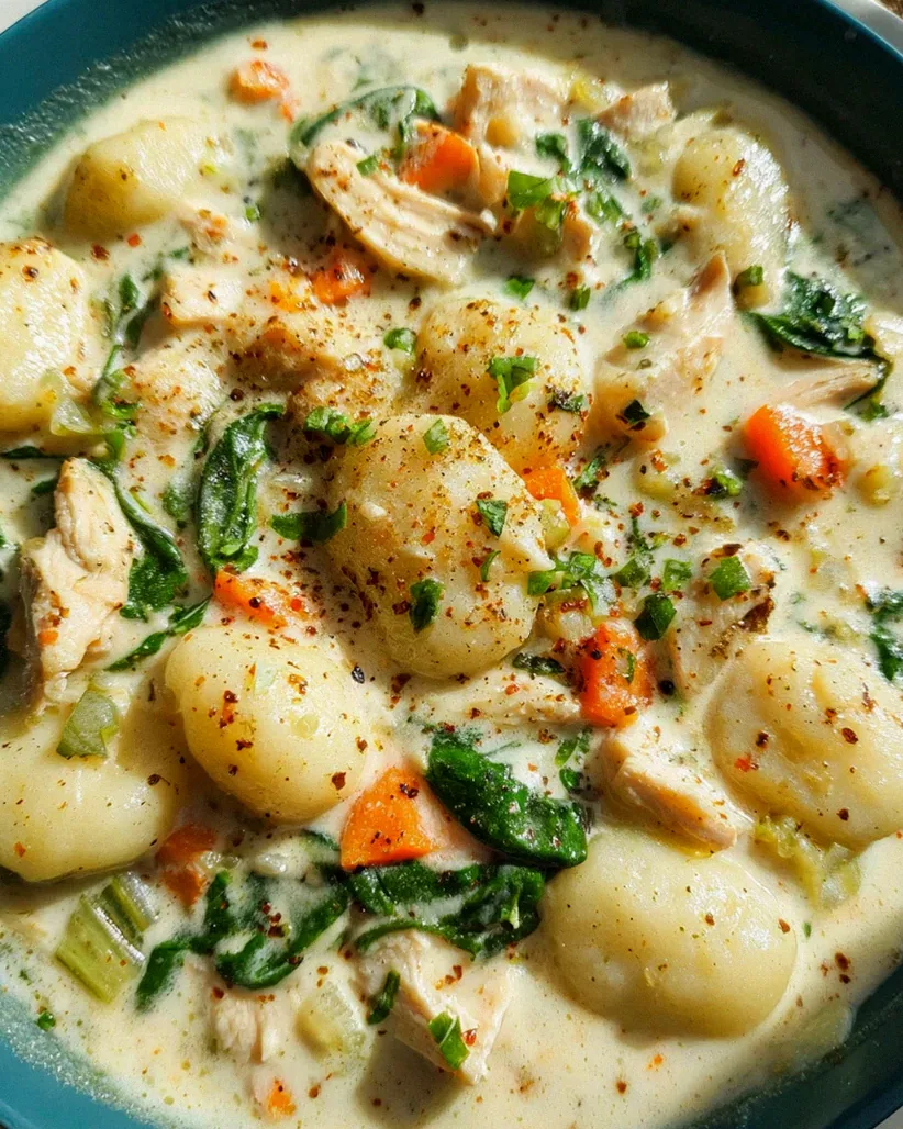 Hähnchen-Gnocchi-Suppe – Schritt 2