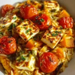 Herbstlicher Halloumi Orzo Auflauf – Herzhaft und lecker!
