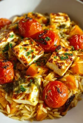 Herbstlicher Halloumi Orzo Auflauf – Herzhaft und lecker!