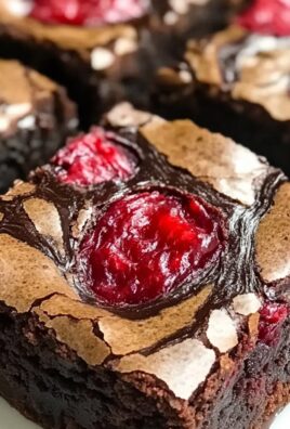 Himbeerwirbel-Brownies für Schokoladenliebhaber