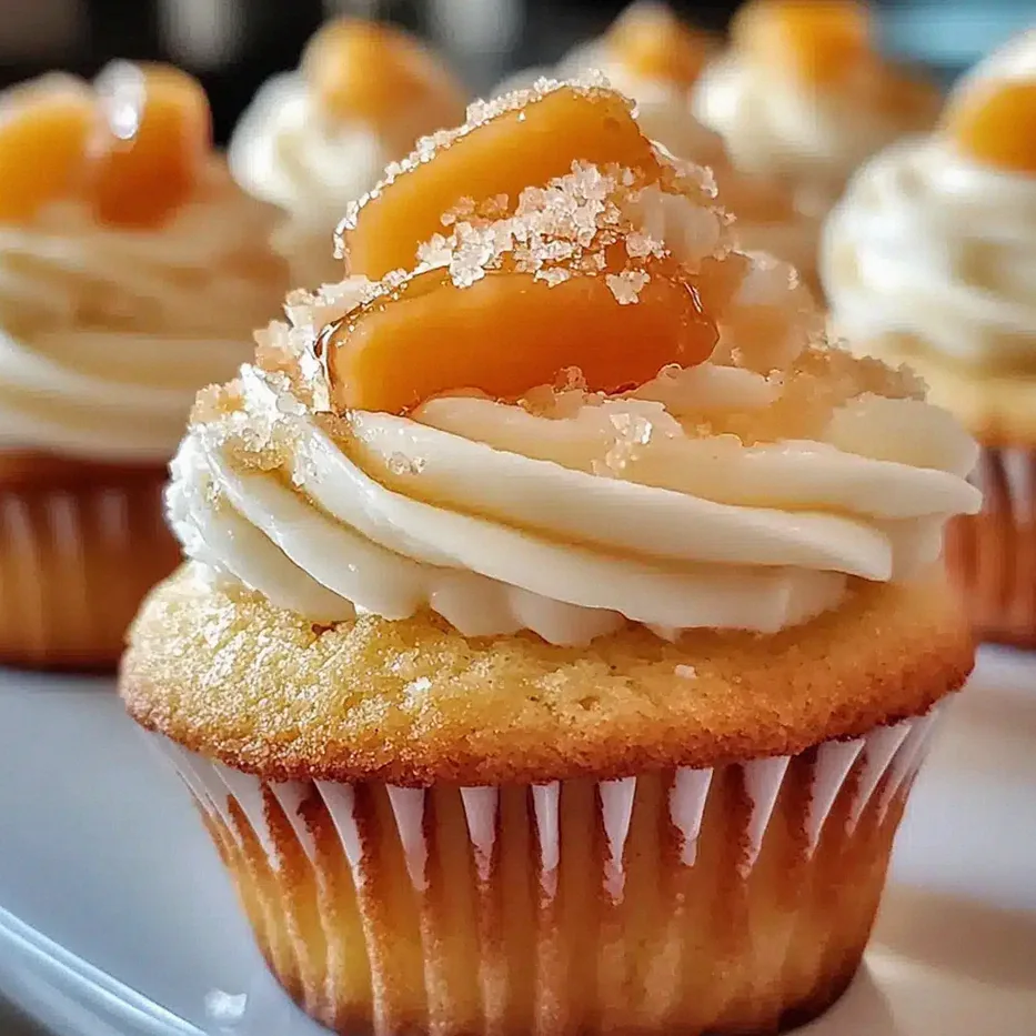 Honig-Pfirsich-Frischkäse-Muffins für den Sommergenuss