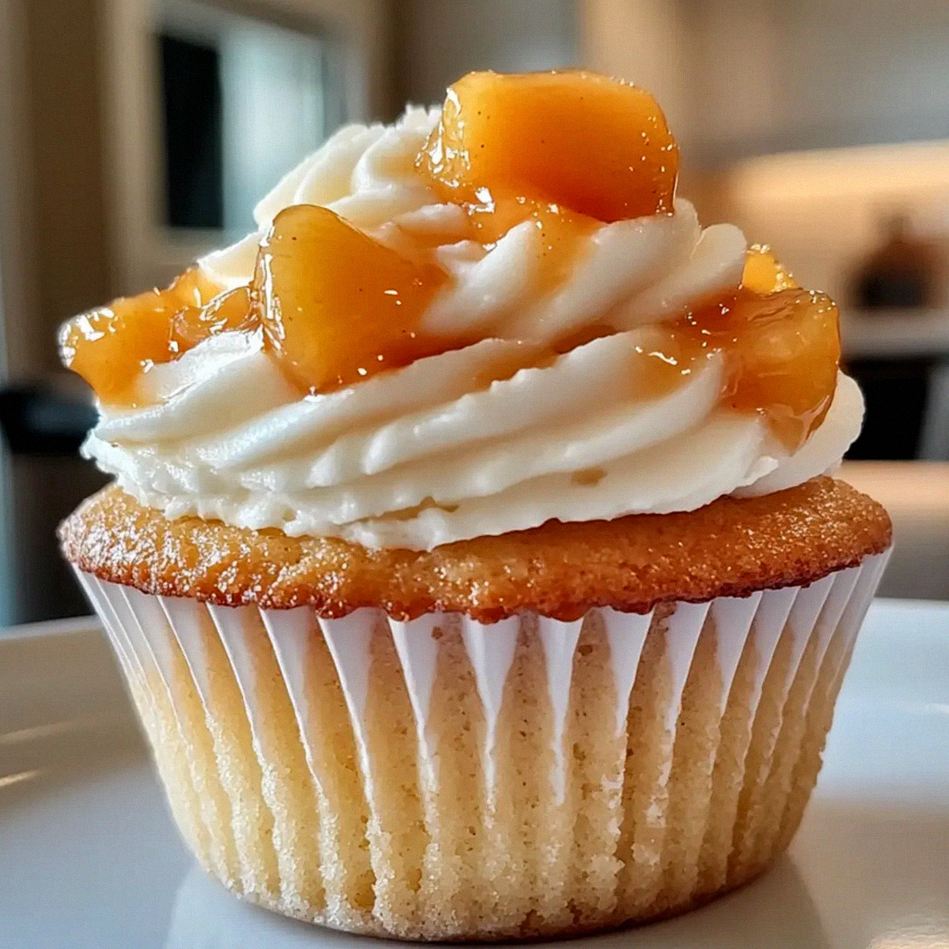 Honig-Pfirsich-Frischkäse-Muffins für den Sommergenuss – Schritt 1