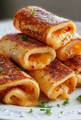 Käse-Genuss in knusprigen Roll-Ups