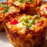Knusprige Air Fryer Hash Brown Pizza Cups: Schnell & Lecker