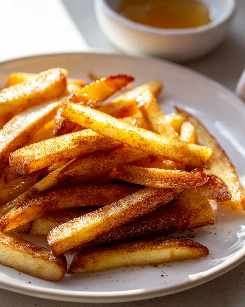 Knusprige Apfel Pommes aus dem Airfryer – Schnell & einfach!