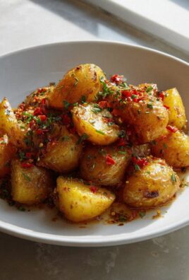 Knusprige Honig Chili Kartoffeln: Süß-scharfe Beilage