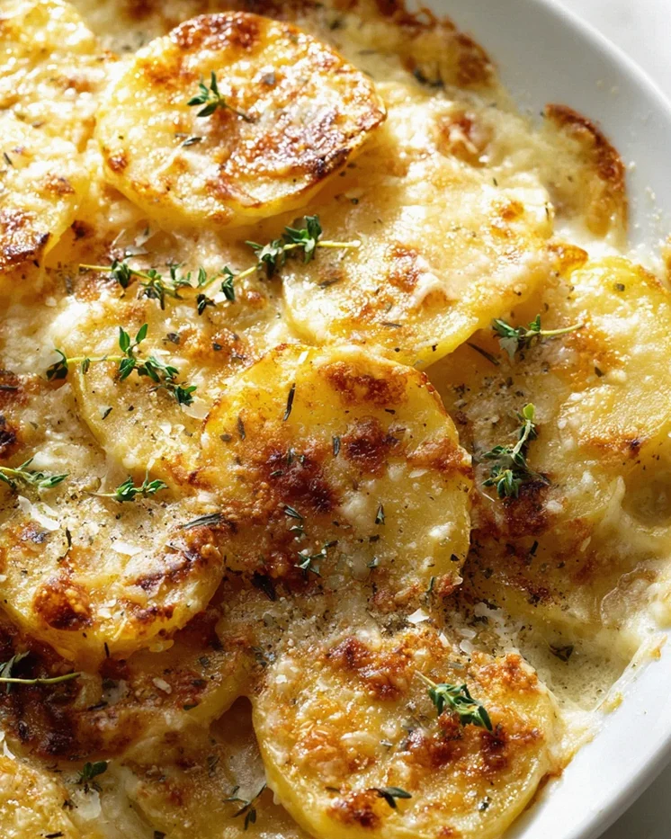 Knuspriger Französischer Zwiebel-Kartoffelgratin Auflauf – Schritt 2