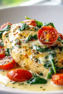Köstliches Hähnchenfilet in cremiger Frischkäse-Parmesan-Soße