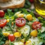 Kopfsalat mit Dressing für frische Genussmomente
