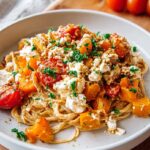 Kürbis-Feta Pasta