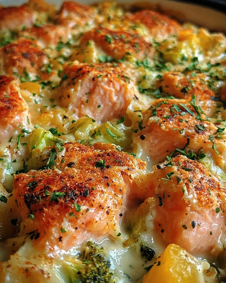 Lachsauflauf mit Gemüse – Schritt 1