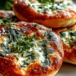 Leckere Spinat-Cottage Cheese Flagels - Schnell & Einfach!
