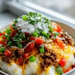 Loaded Potato Taco Bowl Deluxe