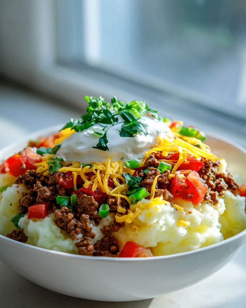 Loaded Potato Taco Bowl Deluxe – Schritt 2