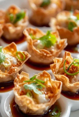 Mini Wonton Suppen-Tassen: Ideal für deine Party!