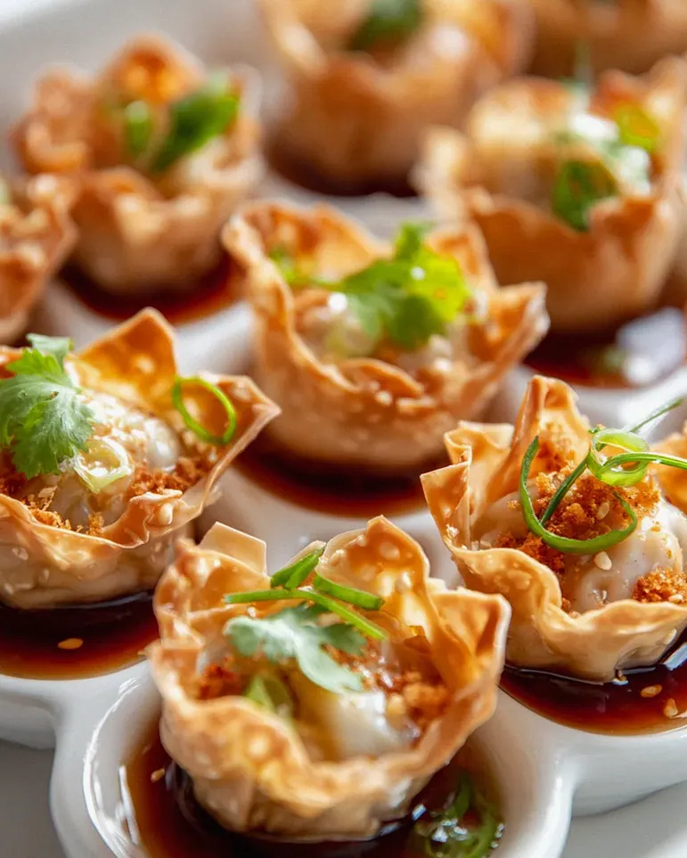 Mini Wonton Suppen-Tassen: Ideal für deine Party!