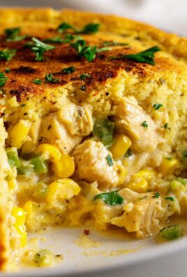 Mud Chicken Cornbread Skillet Pie: Einzigartig & Herzhaft