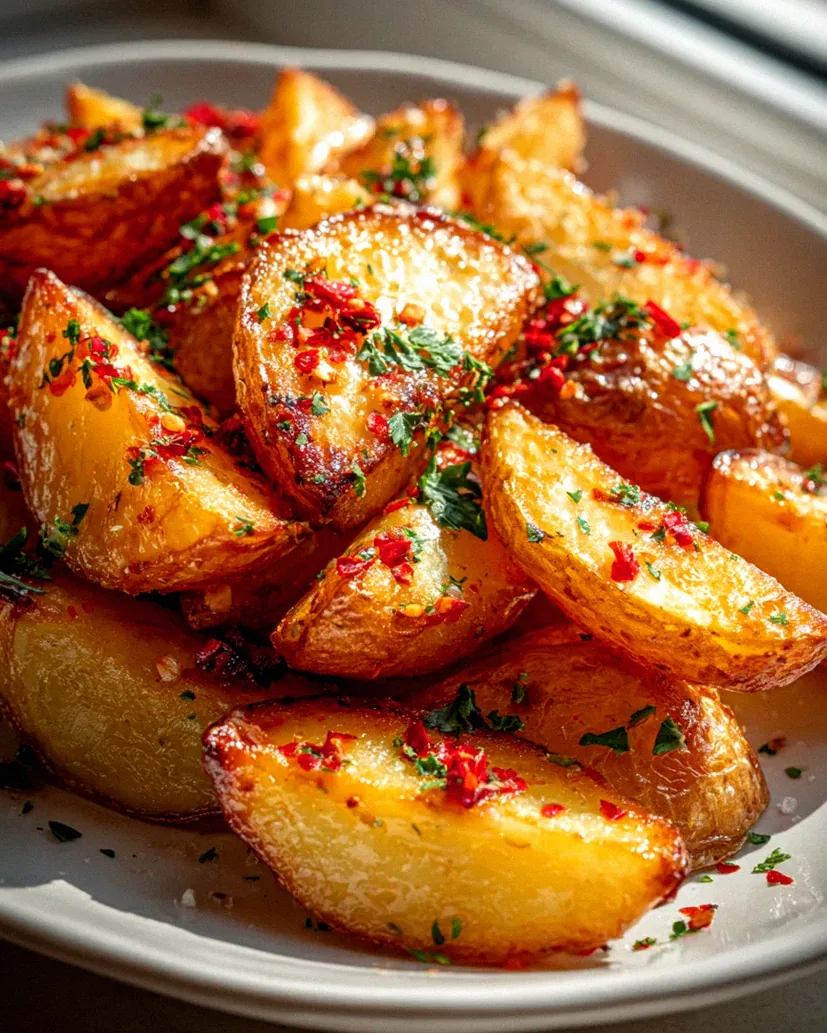 Ofenkartoffeln aus der Heißluftfritteuse mit Chili-Paprika Twist